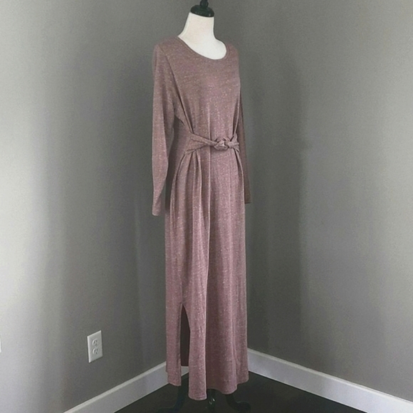 Old Navy Rose Maternity Dress with Adjustable Belt Sz XL - Picture 1 of 12